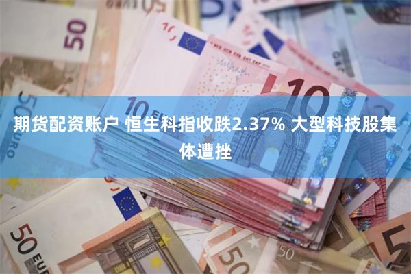 期货配资账户 恒生科指收跌2.37% 大型科技股集体遭挫